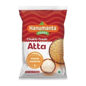 Hanumanta Chakki Fresh Atta 100% Whole Wheat Atta (1kg)