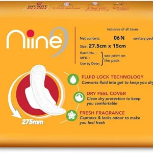 Nine Sanitary Napkin 6pcs (XL size)